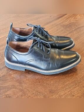 Deer Stags Zander Boys Black Dress Shoes Size 4M